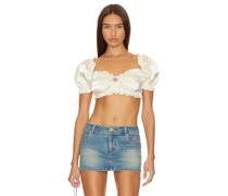 Nana Jacqueline CROP-TOP ISABELLA in Ivory