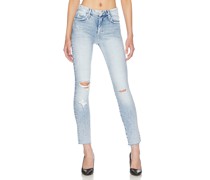MOTHER SKINNY-HOSE LOOKER in Blue