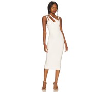 Not Yours To Keep MIDI-KLEID MARIE in White