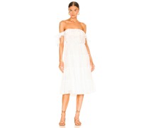 MISA Los Angeles MIDI-KLEID MICAELA in White