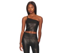 Beyond Yoga TOP SOFTSHINE WANDERLUST CROPPED in Black