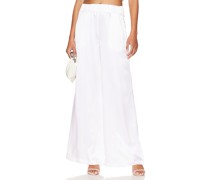 SPRWMN Wide Leg Pant with Pintucks in Ivory