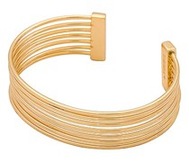 BaubleBar Kaity Cuff Bracelet in Metallic Gold.