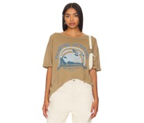 The Laundry Room OVERSIZED-SHIRT COASTAL COWGIRL in Tan