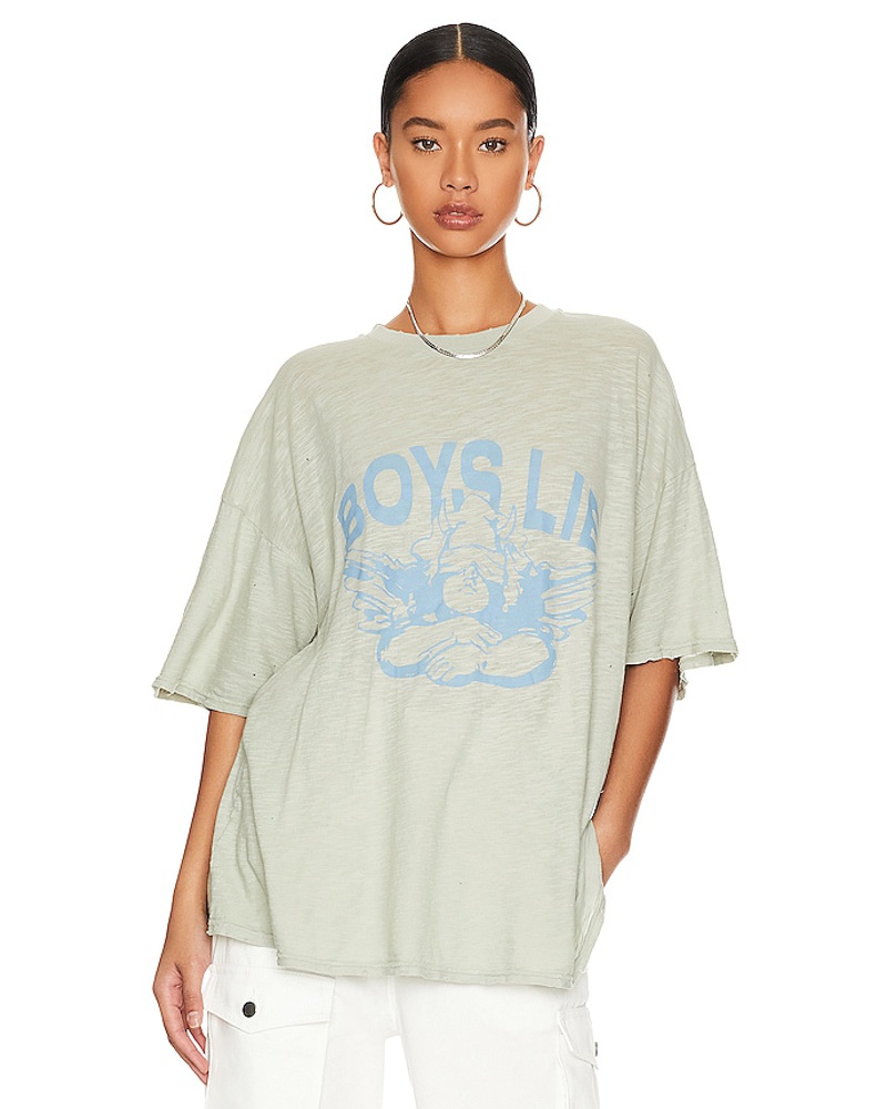 Boys Lie Damen Boys Lie SHIRT STRETCHED THIN BOYFRIEND in Taupe.