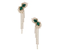 Anton Heunis OHRRING TASSEL in Metallic Gold.