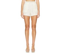 PatBO SHORTS HIGH WAIST in Ivory