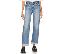 Moussy Vintage GERADE GESCHNITTENE JEANS SEAGRAVES in Blue