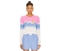 Autumn Cashmere HIT THE SLOPES RUNDHALSPULLOVER in Pink