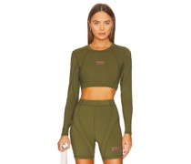 7 Days Active BAUCHFREIES TOP in Olive