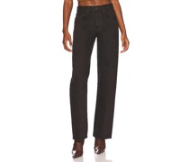 GRLFRND BOYFRIEND JEANS MIT NIEDRIGER LEIBHÖHE BELLA in Brown