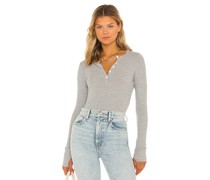 Michael Lauren SHIRT VANCE HENLEY in Light Grey