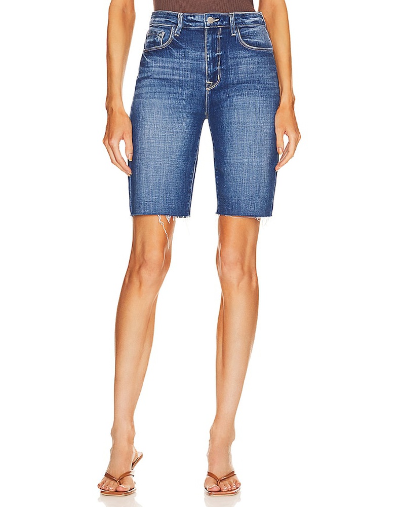 L'Agence Damen L'AGENCE SHORTS CICELY in Blue