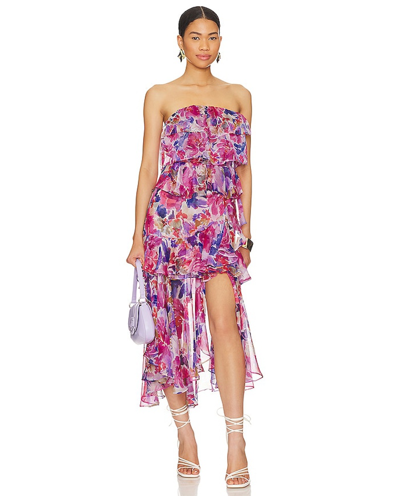 MISA Los Angeles Damen MISA Los Angeles KLEID LUCIANA in Pink