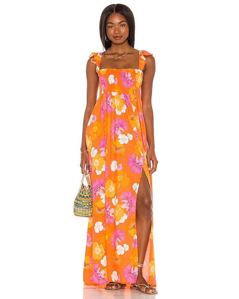 AGUA BENDITA Damen Agua Bendita KLEID LEANDRA in Orange Pink