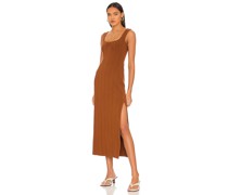 L*SPACE MIDI-KLEID CELINE in Tan