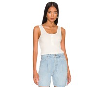 The Range HENLEY-TOP CROPPED in Cream