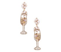 BaubleBar OHRRINGE CHAMPAGNE in Blush.