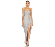 Katie May ABENDKLEID FINN in Metallic Silver