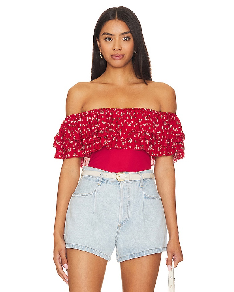 Free People Damen Free People BODY ALWAYS SUNNY in Red
