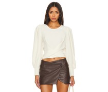 ASTR the Label TOP MIT PUFFÄRMELN WRENLEY in Cream