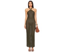 House of Harlow 1960 MAXIKLEID THEA MESH in Army