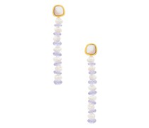 Lizzie Fortunato OHRRINGE WISTERIA COLUMN in White.