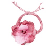 petit moments Tie Dye Flower Necklace in Pink.