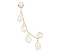 Cult Gaia OHRRING SHANTI CLIMBER in White.