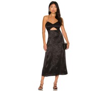 AFRM MIDI-KLEID ZEST in Black