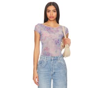 Free People T-SHIRT ON THE DOT in Purple
