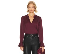 PAIGE BLUSE LAURIN in Burgundy
