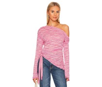 Free People OBERTEIL IN ONE-SHOULDER-FORM GOLDEN HOUR in Pink