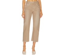 Moussy Vintage Herminie Wide Straight in Tan