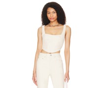 AFRM BUSTIER-TOP REMMIE in Ivory