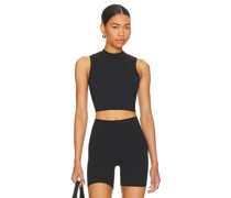 STRUT-THIS CROP-TOP THE FRANKIE in Black