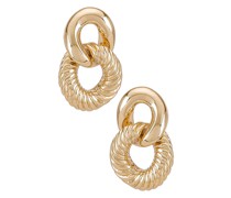 8 Other Reasons OHRRING DOUBLE DELUXE in Metallic Gold.