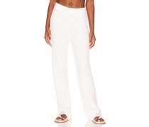 Spiritual Gangster HOSE COZY CROPPED in Cream