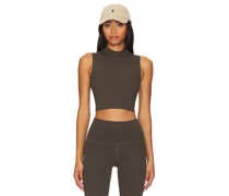 STRUT-THIS CROP-TOP THE FRANKIE in Brown