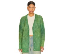 DAYDREAMER Ombre Cardigan in Green