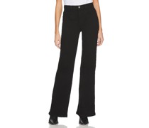 Favorite Daughter JEANS THE JORDIE WIDE LEG in Black