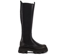 Ganni KNIEHOHE BOOTS in Black
