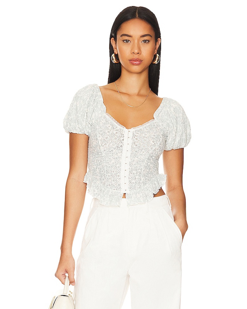 Free People Damen Free People OBERTEIL OH BABY in White