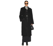 GRLFRND MANTEL BRONTE in Black