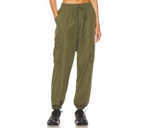 THE UPSIDE CARGOHOSE KENDALL in Olive