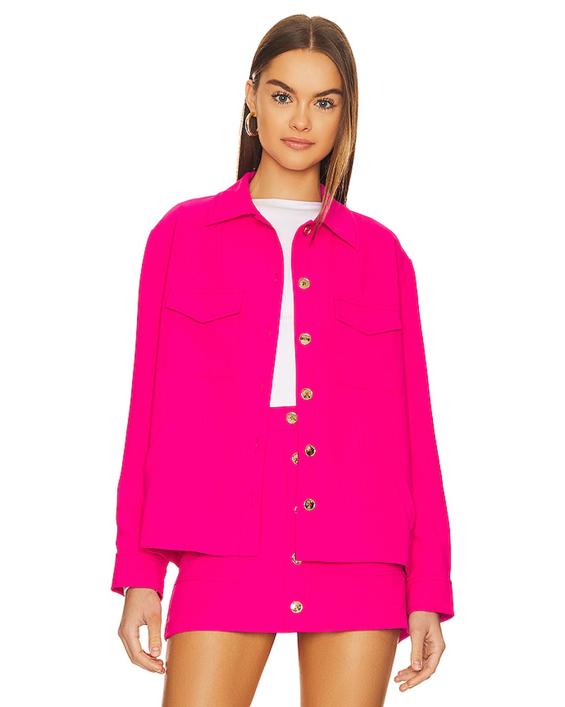 Amanda Uprichard Damen Amanda Uprichard JACKE VEDA in Fuchsia