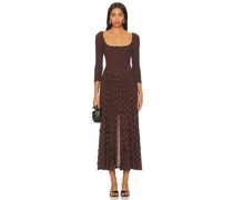 Free People MIDI-KLEID ITS FATE in Brown