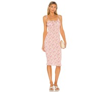 SNDYS MIDI-KLEID NEWPORT in Red