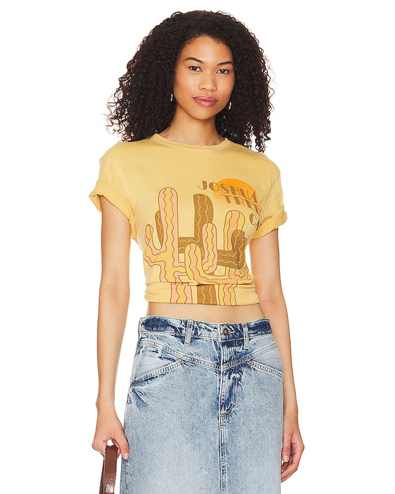 Junk Food Damen Junk Food SHIRTKLEIDER in Yellow
