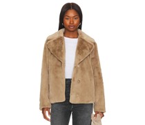 Velvet by Graham & Spencer JACKE RAQUEL FAUX FUR in Tan